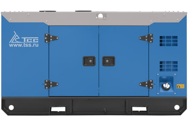 Дизельный генератор ТСС АД-12С-Т400-2РКМ5 в шумозащитном кожухе в Новосибирске