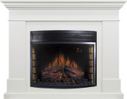 Каминокомплект California - Белый с очагом Dioramic 28 LED FX Каминокомплект California - Белый с очагом Dioramic 28 LED FX