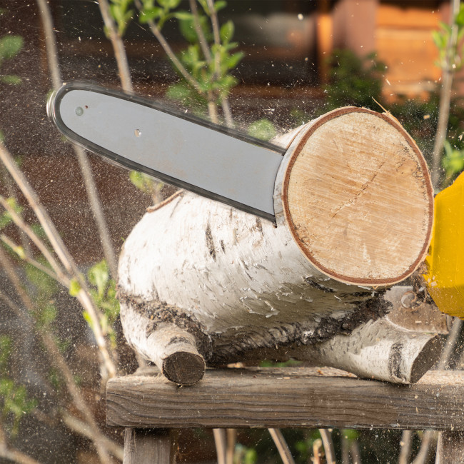 Цепная пила аккумуляторная бесщеточная RCS400-36, Li-ion, 36 В, 4 Ач, шина 400 мм Denzel в Новосибирске