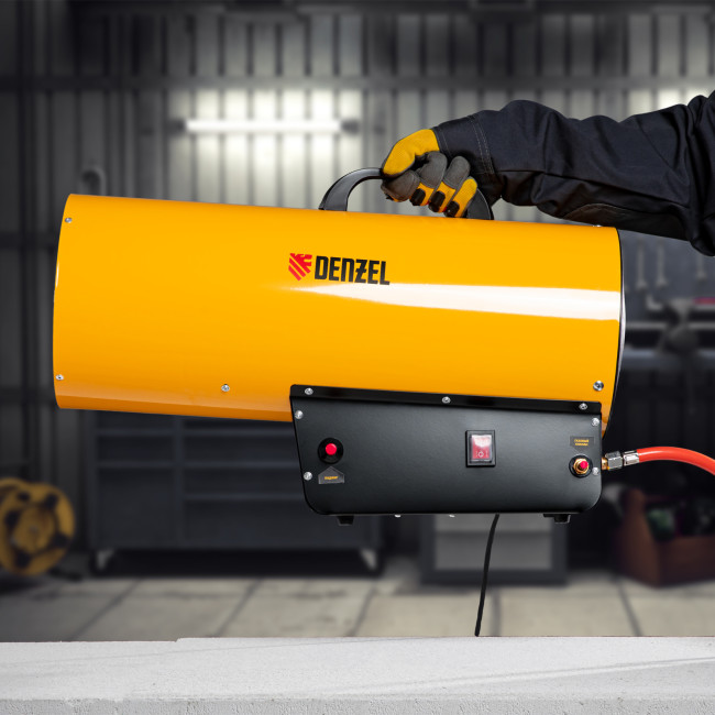 Газовая тепловая пушка GHG-50, 50 кВт, 1400 м3/ч, пропан-бутан Denzel в Новосибирске Газовая тепловая пушка GHG-50, 50 кВт, 1400 м3/ч, пропан-бутан Denzel в Новосибирске