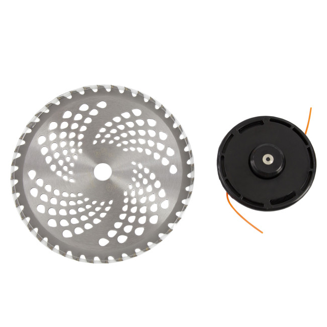 Триммер бензиновый DTL-52, 52 см3, неразъемная штанга, состоит из 2 частей Denzel в Новосибирске