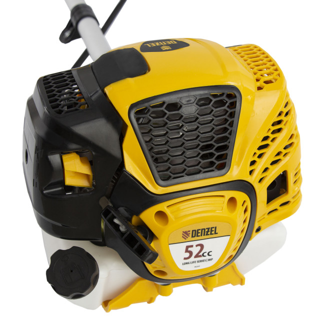 Триммер бензиновый DTL-52, 52 см3, неразъемная штанга, состоит из 2 частей Denzel в Новосибирске
