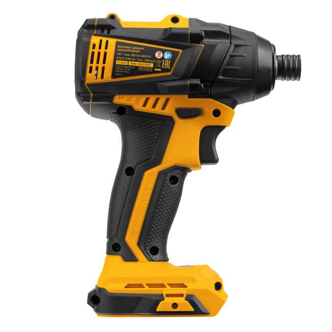 Винтоверт ударный аккумуляторный бесщет CID-IB-200-0, 18В Li-Ion Denzel в Новосибирске