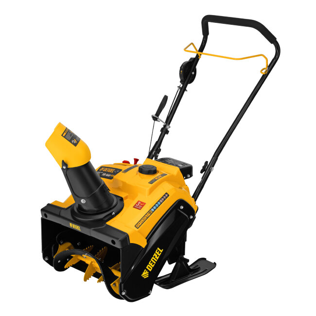 Бензиновая снегоуборочная машина SB 460 Sled, 99cc, лыжи ручной старт// Denzel в Новосибирске