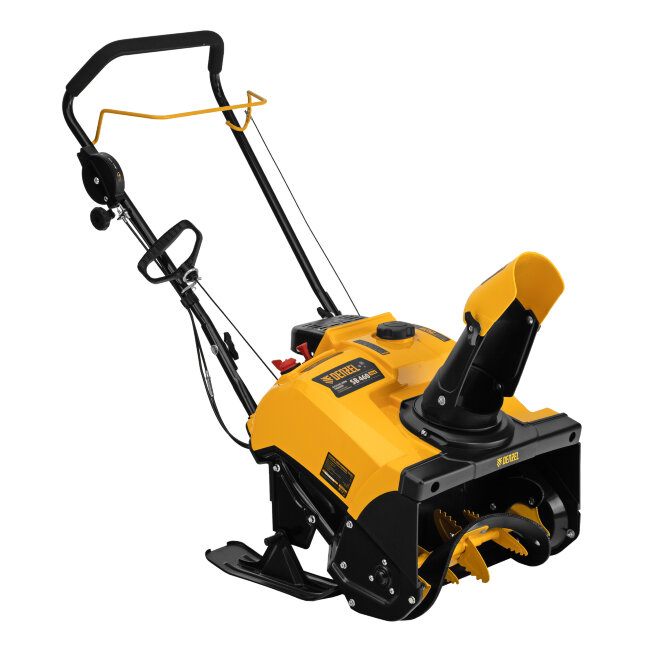 Бензиновая снегоуборочная машина SB 460 Sled, 99cc, лыжи ручной старт// Denzel в Новосибирске