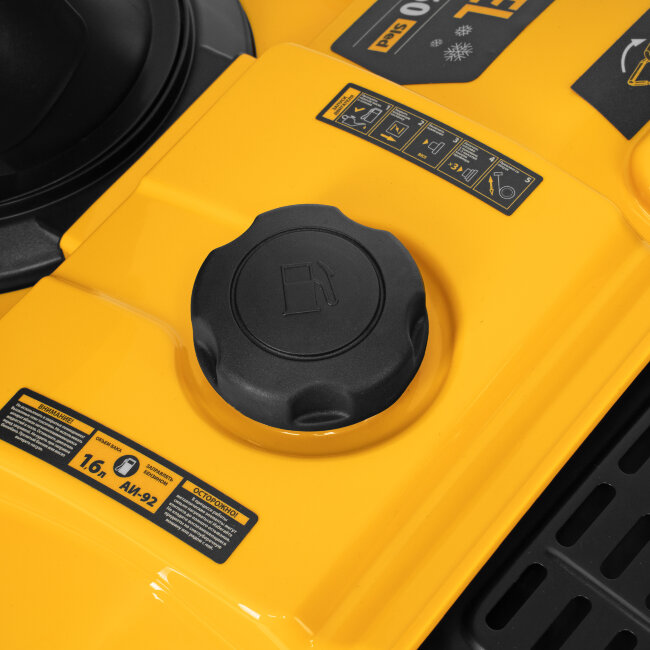 Бензиновая снегоуборочная машина SB 460 Sled, 99cc, лыжи ручной старт// Denzel в Новосибирске