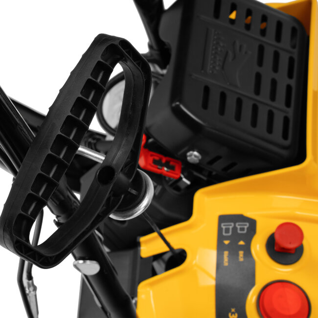 Бензиновая снегоуборочная машина SB 460 Sled, 99cc, лыжи ручной старт// Denzel в Новосибирске