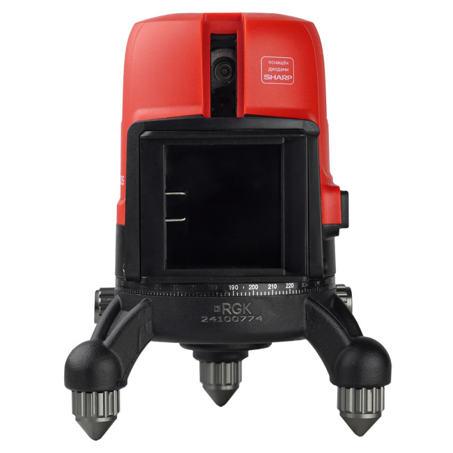 Лазерный уровень RGK ALPHA 205 с калибровкой с зелёным лучом в Новосибирске