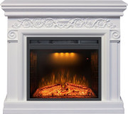 Каминокомплект Athena - Белый с очагом Emerald 23 Каминокомплект Athena - Белый с очагом Emerald 23