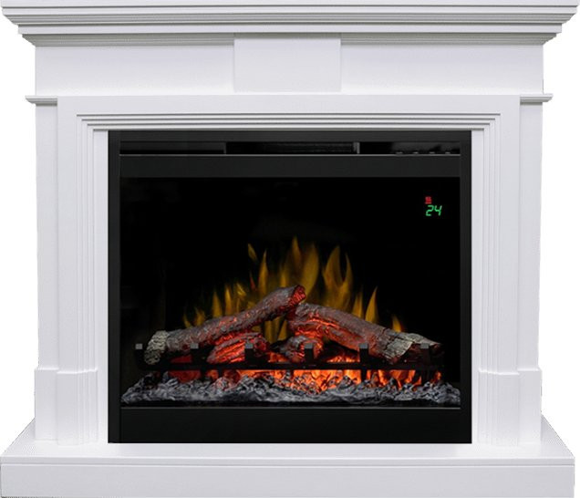 Каминокомплект Coventry - Белый с очагом Symphony 26'' DF2624L-INT в Новосибирске