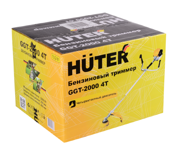 Бензиновый триммер Huter GGT-2000 4Т (четырёхтактный) в Новосибирске