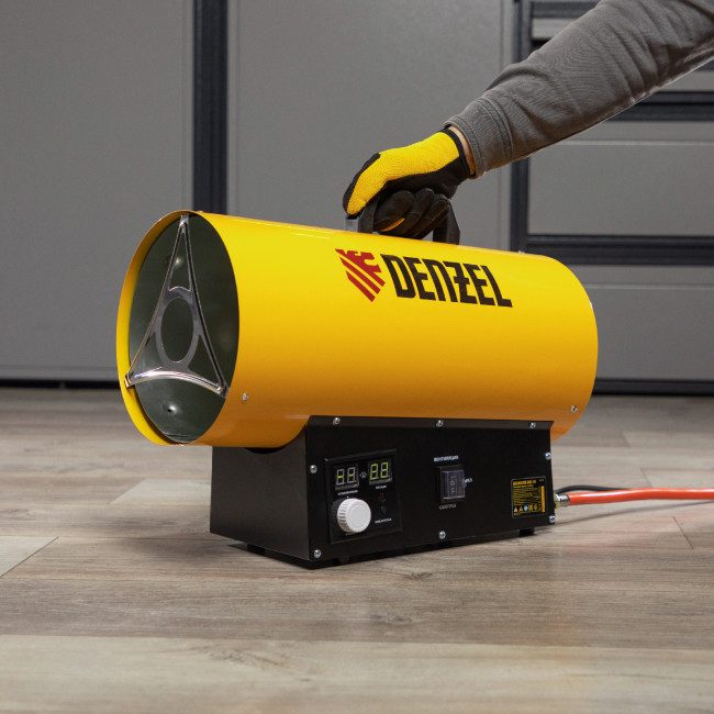 Газовая тепловая пушка GHG-15i, 15 кВт, цифровой термостат, пропан-бутан Denzel в Новосибирске