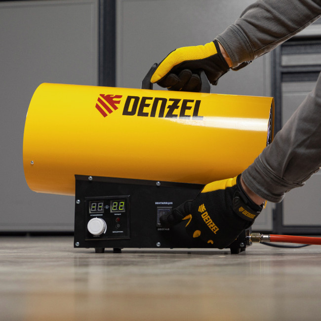 Газовая тепловая пушка GHG-15i, 15 кВт, цифровой термостат, пропан-бутан Denzel в Новосибирске