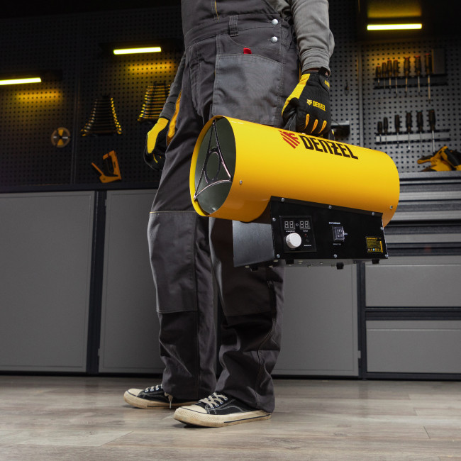 Газовая тепловая пушка GHG-15i, 15 кВт, цифровой термостат, пропан-бутан Denzel в Новосибирске