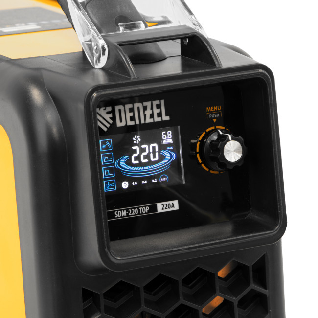 Аппарат инвертор. дуговой сварки SDM-220 Top, 220 А, ПВ 60% Denzel в Новосибирске