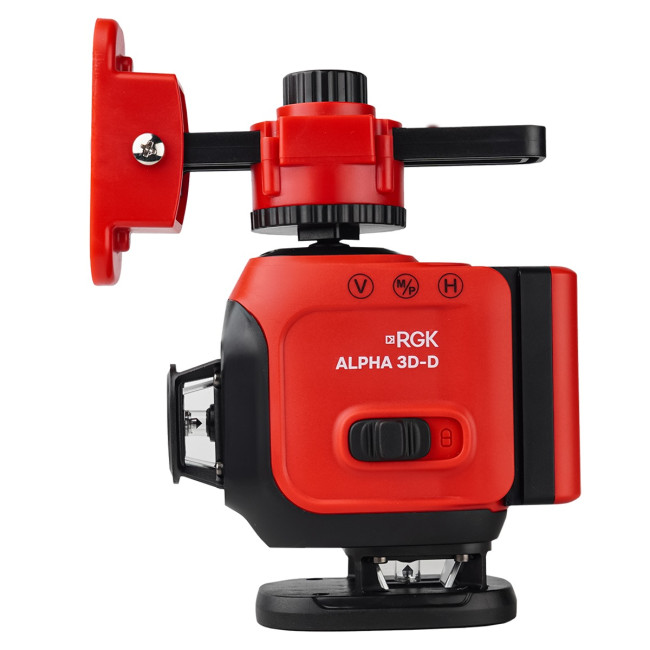 Лазерный уровень RGK ALPHA 3D-D с калибровкой с зелёным лучом в Новосибирске