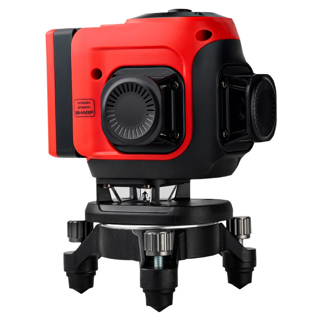 Лазерный уровень RGK ALPHA 3D-D с калибровкой с зелёным лучом в Новосибирске