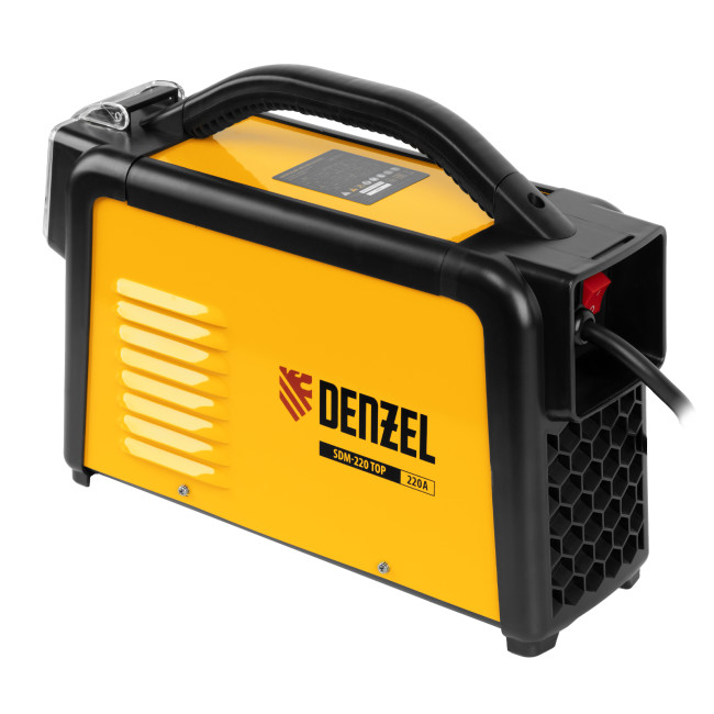 Аппарат инвертор. дуговой сварки SDM-220 Top, 220 А, ПВ 60% кейс Denzel в Новосибирске