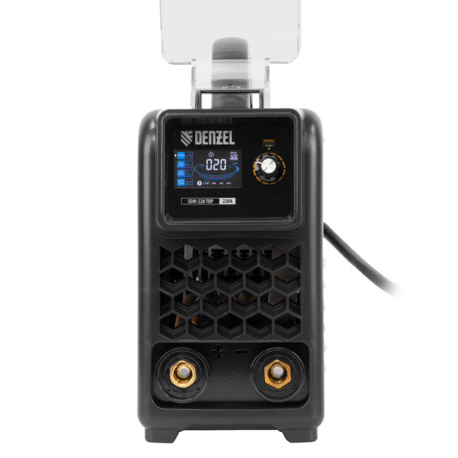 Аппарат инвертор. дуговой сварки SDM-220 Top, 220 А, ПВ 60% кейс Denzel в Новосибирске