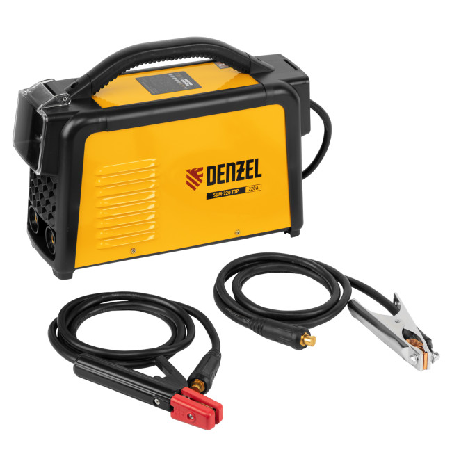 Аппарат инвертор. дуговой сварки SDM-220 Top, 220 А, ПВ 60% кейс Denzel в Новосибирске