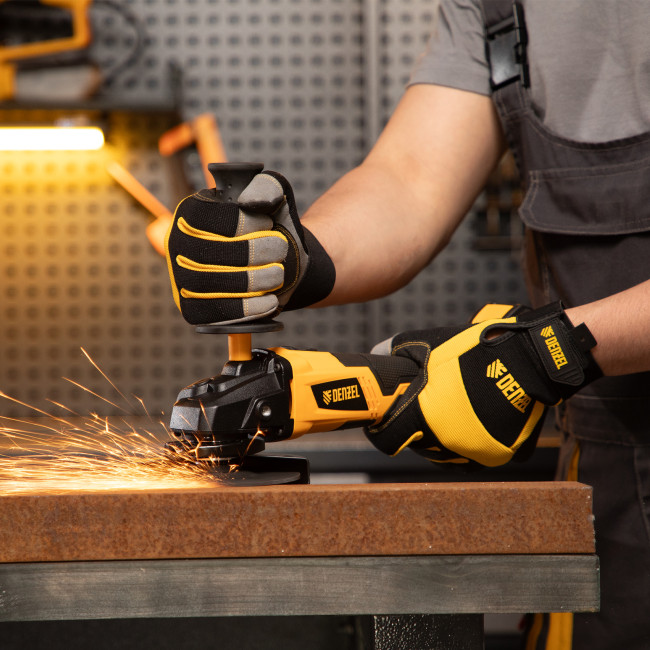 Машина углошлифовальная аккумуляторная бесщет. BLG-IB-18-125-0, Li-ion, 18 В Denzel в Новосибирске