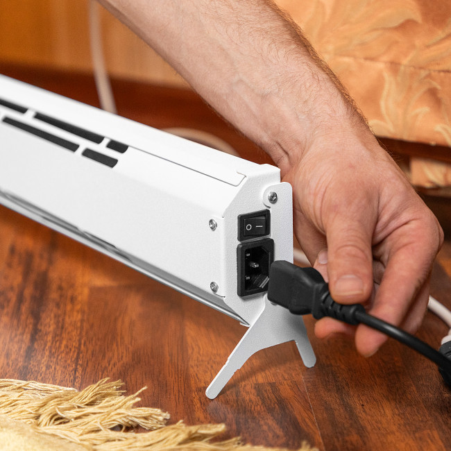 Конвектор электрический плинтусный ATRIC-450, 230 В, 450 Вт, ТЭН Denzel в Новосибирске Конвектор электрический плинтусный ATRIC-450, 230 В, 450 Вт, ТЭН Denzel в Новосибирске