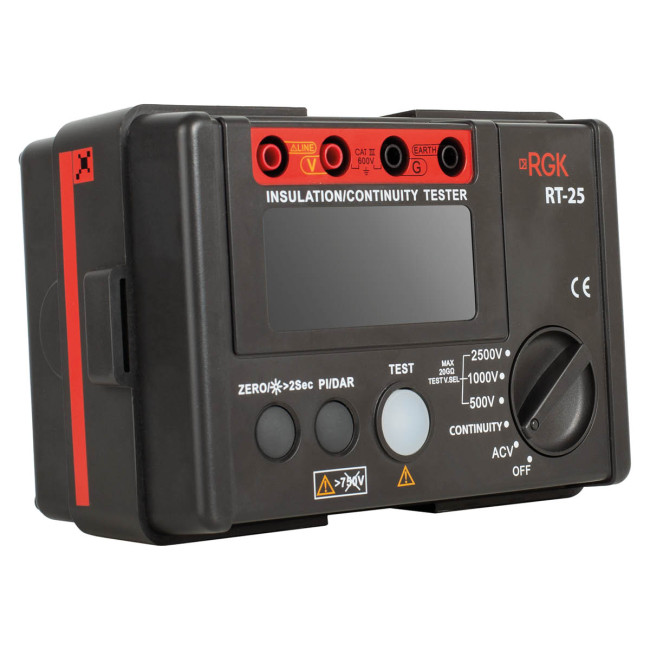 Цифровой мегаомметр RGK RT-25 с поверкой в Новосибирске