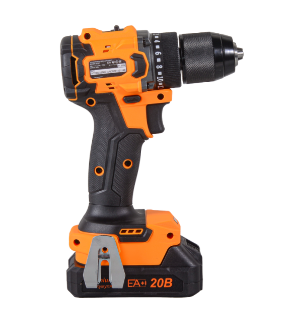 Дрель-шуруповерт аккумуляторная Вихрь ДА-20Л-2К/БП (2,0 А/ч) (бесщеточный двигатель, 70Нм) в Новосибирске