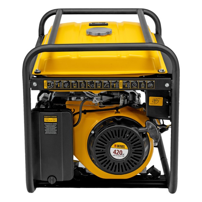 Генератор бензиновый GE 7900, 6.5 кВт, 220 В/50 Гц, 25 л, ручной пуск Denzel в Новосибирске Генератор бензиновый GE 7900, 6.5 кВт, 220 В/50 Гц, 25 л, ручной пуск Denzel в Новосибирске