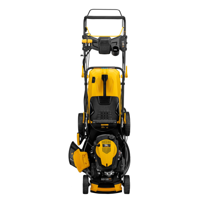 Газонокосилка бензиновая GLD-520SP-VE, 196 см3, ширина 52 см, привод, вариатор, электрический старт, 60 л Denzel в Новосибирске