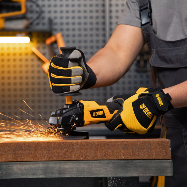 Машина углошлифовальная аккумуляторная бесщет. BLG-IB-18-125-4, Li-ion, 18 В Denzel в Новосибирске