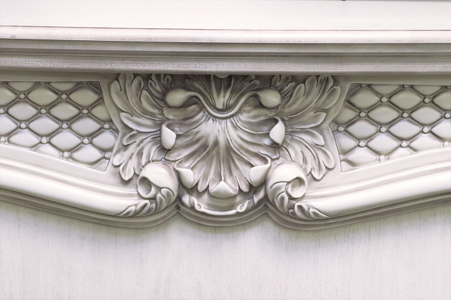 Каминокомплект Castle - Слоновая кость с темной патиной с очагом Revillusion RBF30 в Новосибирске