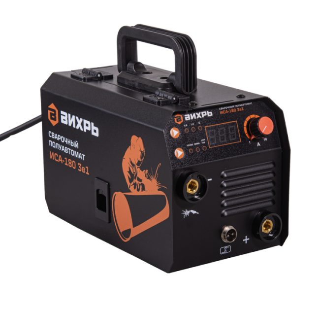 Сварочный полуавтомат Вихрь ИСА-180 3в1 в Новосибирске