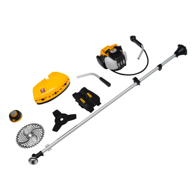 Триммер бензиновый DTL-37-4T, 4-тактный, 37 см3, неразъемная штанга, состоит из 2 частей Denzel в Новосибирске