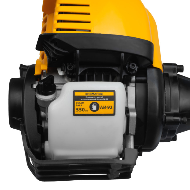 Триммер бензиновый DTL-37-4T, 4-тактный, 37 см3, неразъемная штанга, состоит из 2 частей Denzel в Новосибирске