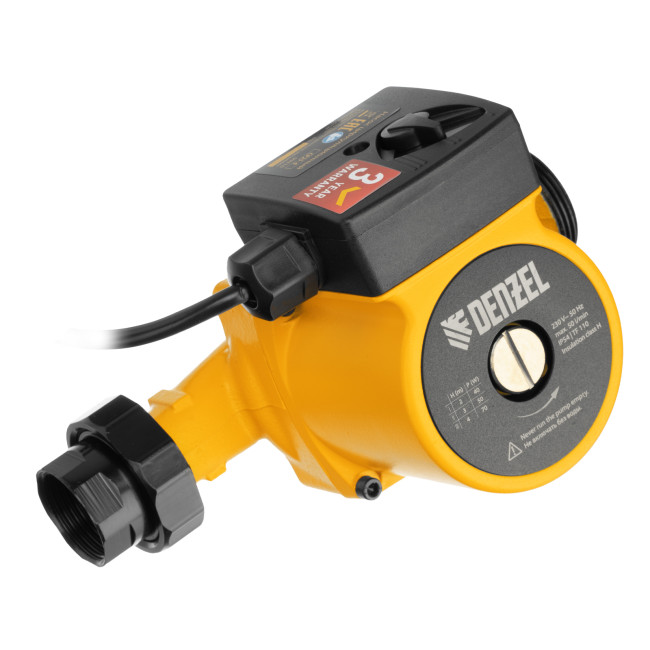 Циркуляционный насос CP25-4, напор 4 м, 50 л/мин, 1 м кабель, монт. длина 180 мм Denzel в Новосибирске