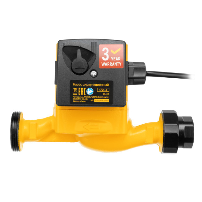 Циркуляционный насос CP25-4, напор 4 м, 50 л/мин, 1 м кабель, монт. длина 180 мм Denzel в Новосибирске