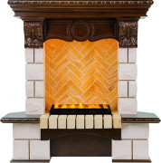 Каминокомплект Pierre Luxe - Темный дуб / Шампань (Высота 975мм) с очагом Cassette 400 LNH-INT PS (без дров) Каминокомплект Pierre Luxe - Темный дуб / Шампань (Высота 975мм) с очагом Cassette 400 LNH-INT PS (без дров)