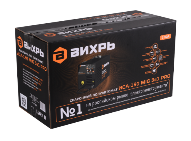 Сварочный полуавтомат Вихрь ИСА-180 MIG 5в1 PRO в Новосибирске