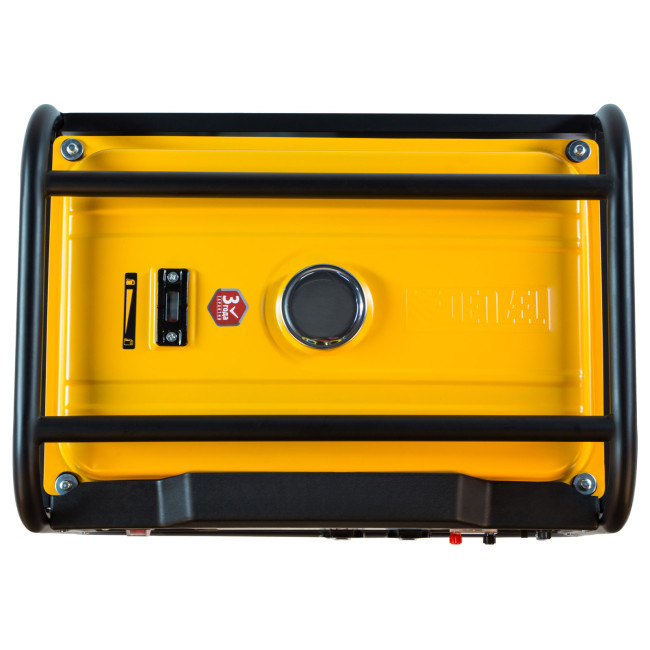 Генератор бензиновый PS 25, 2.5 кВт, 230 В, 15 л, ручной стартер Denzel в Новосибирске