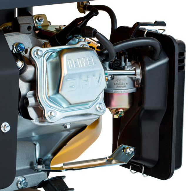 Генератор бензиновый PS 25, 2.5 кВт, 230 В, 15 л, ручной стартер Denzel в Новосибирске