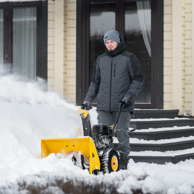 Бензиновая снегоуборочная машина SB 560, 212 cc, ручной старт Denzel в Новосибирске