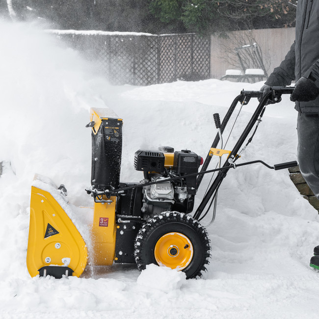 Бензиновая снегоуборочная машина SB 560, 212 cc, ручной старт Denzel в Новосибирске