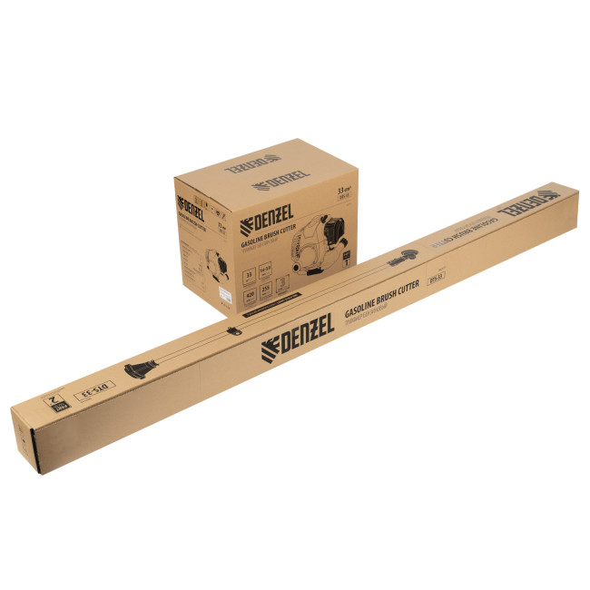 Триммер бензиновый DTS-33, 33 см3, неразъемная штанга, состоит из 2 частей Denzel в Новосибирске