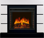 Каминокомплект Modern CRM (Разборный) - Белый с черным с очагом Vision 23 EF LED FX Каминокомплект Modern CRM (Разборный) - Белый с черным с очагом Vision 23 EF LED FX