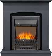 Каминокомплект Barcelona SFT (Разборный) - Серый графит с очагом Aspen Black Каминокомплект Barcelona SFT (Разборный) - Серый графит с очагом Aspen Black