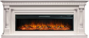 Каминокомплект Dallas 60 - Слоновая кость с патиной с очагом Vision 60 LOG LED Каминокомплект Dallas 60 - Слоновая кость с патиной с очагом Vision 60 LOG LED