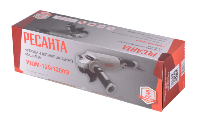 Углошлифовальная машина УШМ-125/1200Э Ресанта (болгарка) в Новосибирске