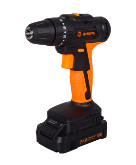Дрель-шуруповерт аккумуляторная Вихрь ДА-18Л-2КУ/Б (бесщеточный двигатель) Дрель-шуруповерт аккумуляторная Вихрь ДА-18Л-2КУ/Б (бесщеточный двигатель)