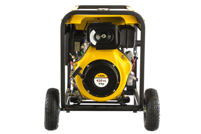 Генератор дизельный DD6300Е, 5.0 кВт, 220 В/50 Гц, 15 л, электростартер Denzel в Новосибирске